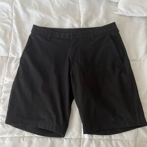 Lululemon Athletica Black Flat Front Shorts